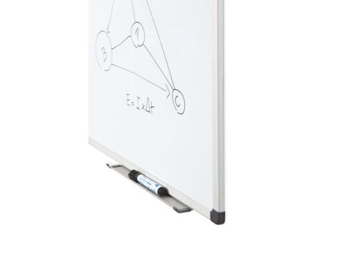 Whiteboard Rocada 100x200cm gelakt staal wit magnetisch