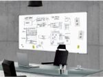 Whiteboard Rocada 100x200cm gelakt staal wit magnetisch