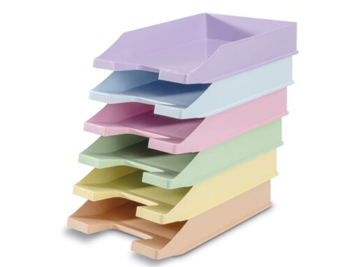 Brievenbak HAN A4 plastic pastel groen doos 10 stuks