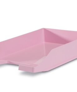 Brievenbak HAN A4 plastic pastel roze doos 10 stuks