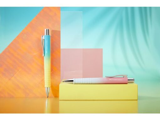 Balpen Faber-Castell Polyball Summer 24 x 2 kokers elk 12   stuks Sunset en Sunrise