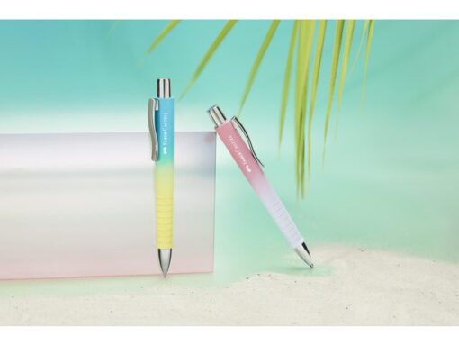 Balpen Faber-Castell Polyball Summer 24 x 2 kokers elk 12   stuks Sunset en Sunrise