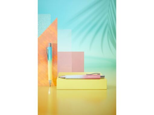 Balpen Faber-Castell Polyball Summer 24 x 2 kokers elk 12   stuks Sunset en Sunrise
