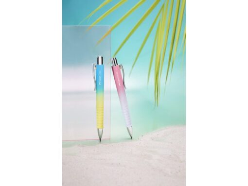 Balpen Faber-Castell Polyball Summer 24 x 2 kokers elk 12   stuks Sunset en Sunrise