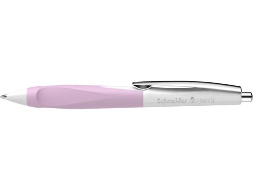 Balpen Schneider Haptify wit-lavendel