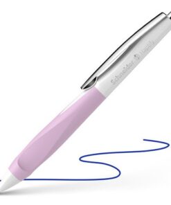 Balpen Schneider Haptify wit-lavendel