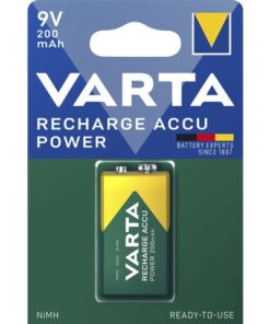 Batterij oplaadbaar Varta 9V 200mAh blister a 1 stuks