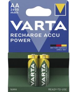 Batterij oplaadbaar Varta AA 2600mAh blister a 2 stuks