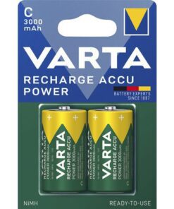 Batterij oplaadbaar Varta C 3000mAh blister a 2 stuks