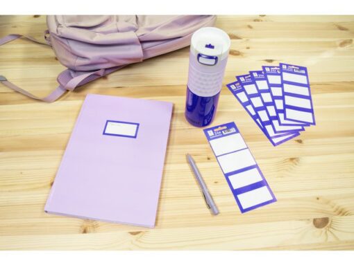 Kangaro KTC Boeketiket Kangaro 24 etiketten 6 vellen van 4 stuks blauw