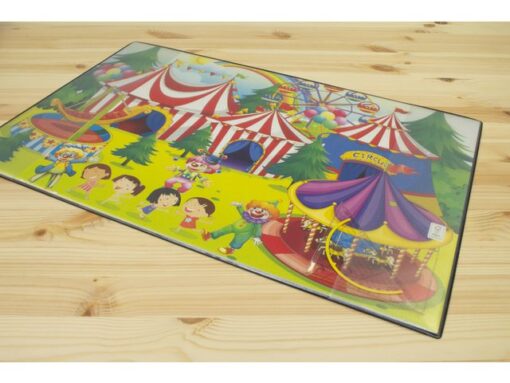 Kangaro KTC Bureauonderlegger Kangaro PP 38x58cm dessin Circus