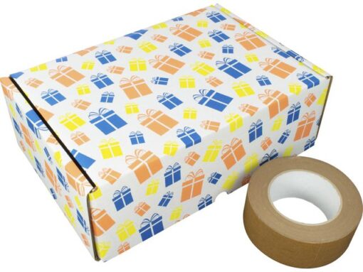 Cadeaupakketdoos Raadhuis 4 305x215x110mm krimp a 5 stuks