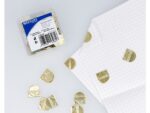 Hoekclips Westcott Aluminium goud kunststof doos 100 stuks