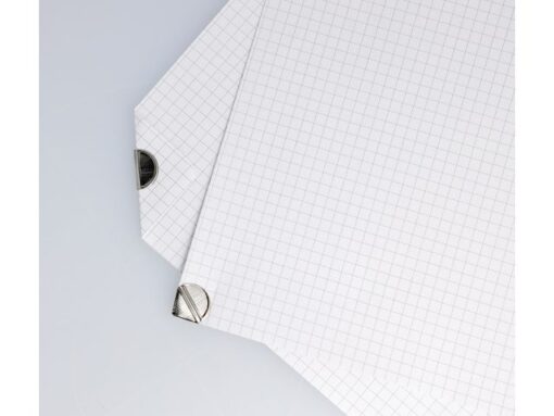 Hoekclips Westcott zilver aluminium in kunststof doos 100   stuks