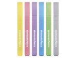 Tekstmarkers Eberhard Faber Pastel 6st. vierkant in etui