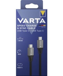 Oplaadkabel Varta USB C naar USB C