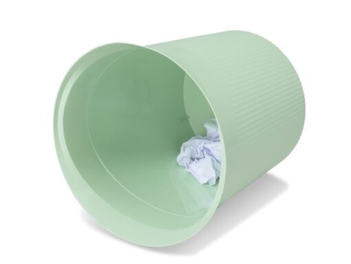 Papierbak HAN Re-LOOP 13 liter rond pastel groen 100%       gerecycled materiaal