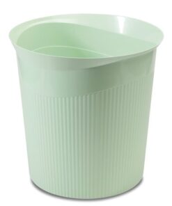 Papierbak HAN Re-LOOP 13 liter rond pastel groen 100%       gerecycled materiaal