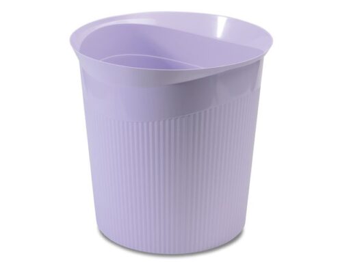 Papierbak HAN Re-LOOP 13 liter rond pastel paars 100%       gerecycled materiaal