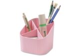 Pennenkoker HAN Re-X-LOOP 4-vaks pastel roze 100%           gerecycled materiaal