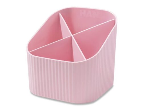 Pennenkoker HAN Re-X-LOOP 4-vaks pastel roze 100%           gerecycled materiaal