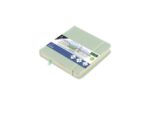Schetsboek Kangaro 12x12cm mint PU hardcover 80 blad 140    grams roomwit papier met elastiek en lint