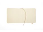 Schetsboek Kangaro 12x12cm oud roze PU hardcover 80 blad    140 grams roomwit papier met elastiek en lint