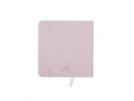 Schetsboek Kangaro 12x12cm violet PU hardcover 80 blad 140  grams roomwit papier met elastiek en lint