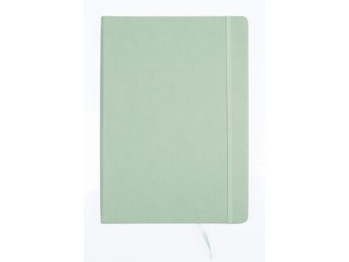 Schetsboek Kangaro A4 mint PU HC 80 blad 140gr roomwit met  elastiek en lint