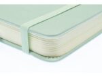 Schetsboek Kangaro A4 mint PU HC 80 blad 140gr roomwit met  elastiek en lint