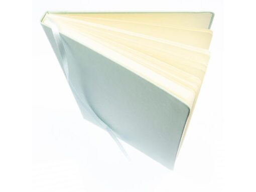 Schetsboek Kangaro A4 mint PU HC 80 blad 140gr roomwit met  elastiek en lint