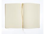 Schetsboek Kangaro A4 okergeel PU HC 80 blad 140gr roomwit  met elastiek en lint
