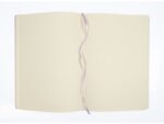 Schetsboek Kangaro A4 violet PU HC 80 blad 140gr roomwit    met elastiek en lint