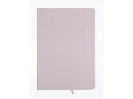 Schetsboek Kangaro A4 violet PU HC 80 blad 140gr roomwit    met elastiek en lint
