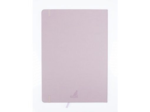 Schetsboek Kangaro A4 violet PU HC 80 blad 140gr roomwit    met elastiek en lint