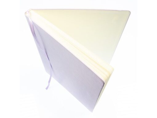Schetsboek Kangaro A4 violet PU HC 80 blad 140gr roomwit    met elastiek en lint