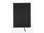 Schetsboek Kangaro A4 zwart PU HC 80 blad 140gr roomwit met elastiek en lint