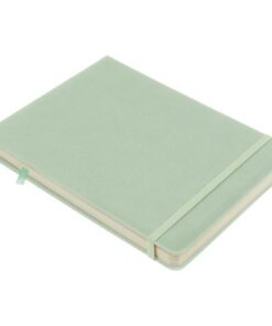 waardoor pagina's niet loslaten en mede door de harde kaft goed beschermd zijn. Het schetsboekje is ook voorzien van een leeslint en afsluitelastiek