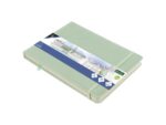 Schetsboek Kangaro A5 landscape mint PU HC 80 blad 140gr    roomwit met elastiek en lint