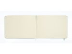 Schetsboek Kangaro A5 landscape mint PU HC 80 blad 140gr    roomwit met elastiek en lint
