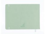 Schetsboek Kangaro A5 landscape mint PU HC 80 blad 140gr    roomwit met elastiek en lint
