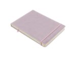 Schetsboek Kangaro A5 landscape violet PU HC 80 blad 140gr  roomwit met elastiek en lint