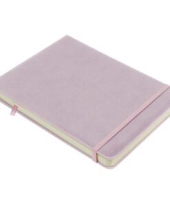 waardoor pagina's niet loslaten en mede door de harde kaft goed beschermd zijn. Het schetsboekje is ook voorzien van een leeslint en afsluitelastiek