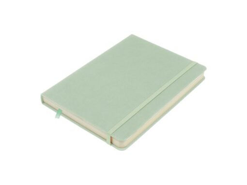Schetsboek Kangaro A5 mint PU HC 80 blad 140gr roomwit met  elastiek en lint