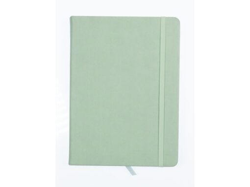 Schetsboek Kangaro A5 mint PU HC 80 blad 140gr roomwit met  elastiek en lint