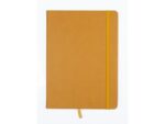 Schetsboek Kangaro A5 okergeel PU HC 80 blad 140gr roomwit  met elastiek en lint