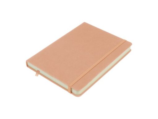 Schetsboek Kangaro A5 oud roze PU HC 80 blad 140gr roomwit  met elastiek en lint