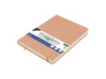Schetsboek Kangaro A5 oud roze PU HC 80 blad 140gr roomwit  met elastiek en lint