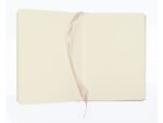 Schetsboek Kangaro A5 oud roze PU HC 80 blad 140gr roomwit  met elastiek en lint