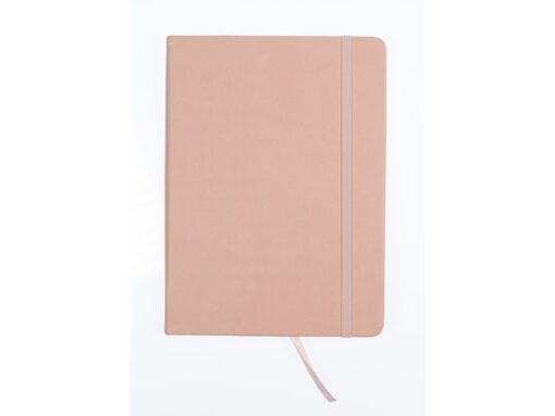 Schetsboek Kangaro A5 oud roze PU HC 80 blad 140gr roomwit  met elastiek en lint